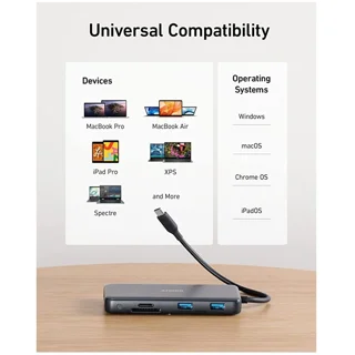 هاب 8 پورت USB-C انکر مدل PowerExpand 8-in-1 A8383 102598539
