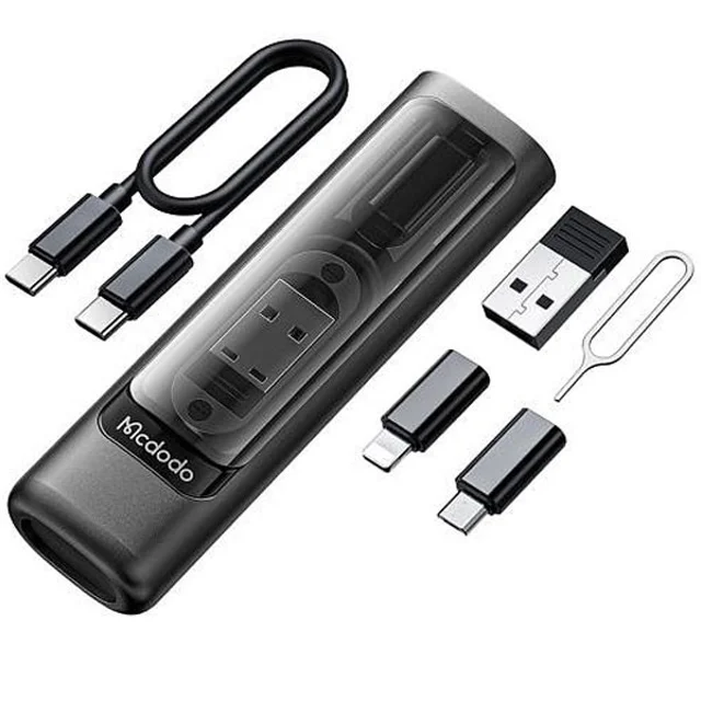 کابل تبدیل USB-C/USB به لایتنینگ/USB-C/MicroUSB مکدودو مدل WF-1720 طول 0.3 متر 102372835