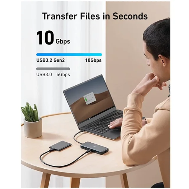 هاب 8 پورت USB-C انکر مدل PowerExpand 8-in-1 A8383 102598541