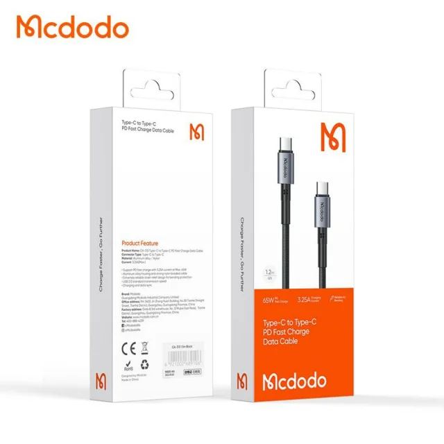 کابل USB-C  مک دودو مدل CA-3130 طول 1متر 101815377