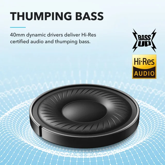 هدفون بلوتوثی انکر مدل Soundcore Q20i با نویز کنسلینگ فعال (ANC)، درگاه شارژ USB Type-C، د 101948883