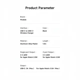 کابل USB-C مک دودو مدل CA-258 طول 1.5 متر 102372867