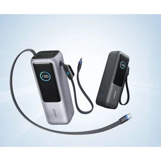 پاوربانک 100 وات انکر مدل A1695 ظرفیت 25000 میلی آمپر ساعت به همراه دو کابل USB-C 102301421