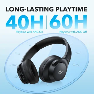 هدفون بلوتوثی انکر مدل Soundcore Q20i با نویز کنسلینگ فعال (ANC)، درگاه شارژ USB Type-C، د 101948885