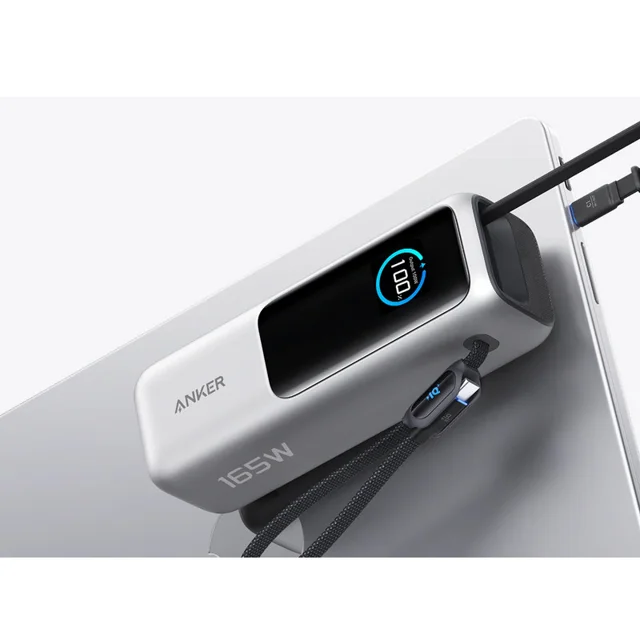 پاوربانک 100 وات انکر مدل A1695 ظرفیت 25000 میلی آمپر ساعت به همراه دو کابل USB-C 102301418