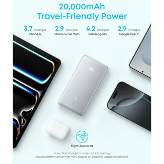 پاوربانک 22.5 وات انکر مدل Zolo A110E ظرفیت 20000 میلی‌آمپرساعت 102300691