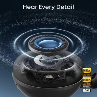 هدفون بلوتوثی انکر مدل Soundcore Space 2 با نویز کنسلینگ فعال ANC، صدای Hi-Res و شارژدهی ت 102254110