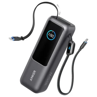 پاوربانک 100 وات انکر مدل A1695 ظرفیت 25000 میلی آمپر ساعت به همراه دو کابل USB-C 102301407