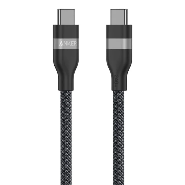 کابل تبدیل USB-C به USB-C انکر مدل A82E2 طول 0.9 متر با توان 240 وات 102372218