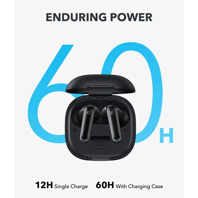 هدفون بلوتوثی انکر مدل Soundcore P40i با نویز کنسلینگ فعال (ANC)، نویز کنسلینگ (ENC)، درگا 102174025