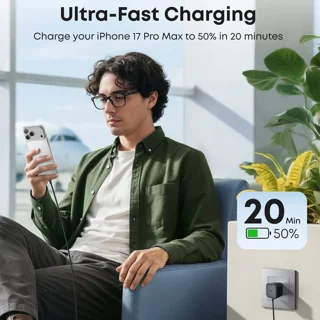 شارژر دیواری 45 وات انکر مدل A2692 به همراه کابل تبدیل USB-C 102368259