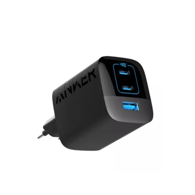 شارژر دیواری انکر مدل A2674 توان ۶۷ وات دو پین سه پورت