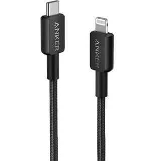 کابل تبدیل USB-C به لایتنینگ انکر مدل A81B5H11 طول 0.9 متر 102368298