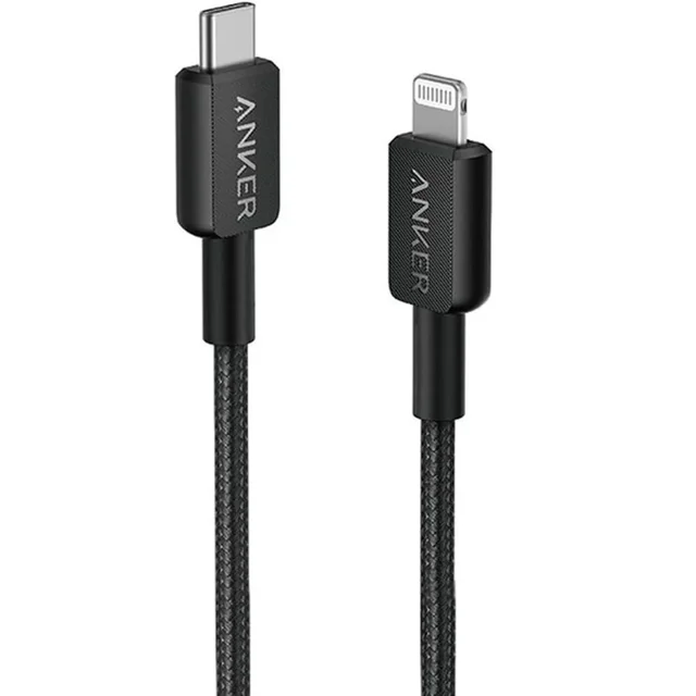 کابل تبدیل USB-C به لایتنینگ انکر مدل A81B5H11 طول 0.9 متر 102368298