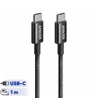 کابل تبدیل USB-C به USB-C انکر مدل Nylon A8752 طول یک متر 101840877