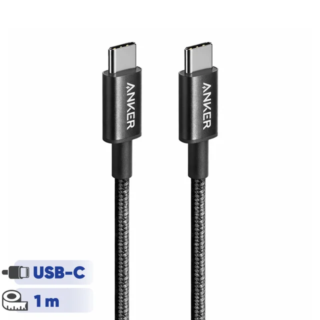 کابل تبدیل USB-C به USB-C انکر مدل Nylon A8752 طول یک متر 101840877