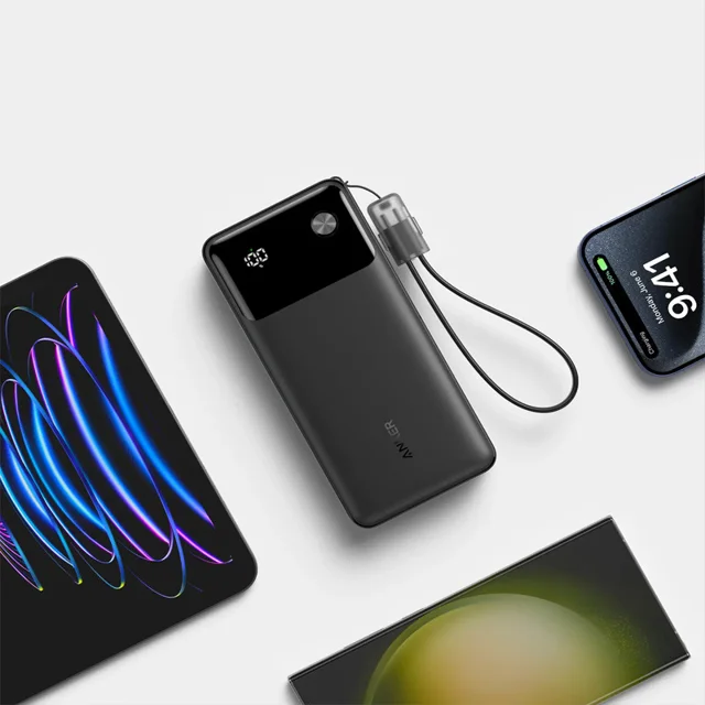 پاوربانک 30 وات انکر مدل A1384 ظرفیت 20000 میلی آمپر ساعت به همراه کابل USB-C 101816536