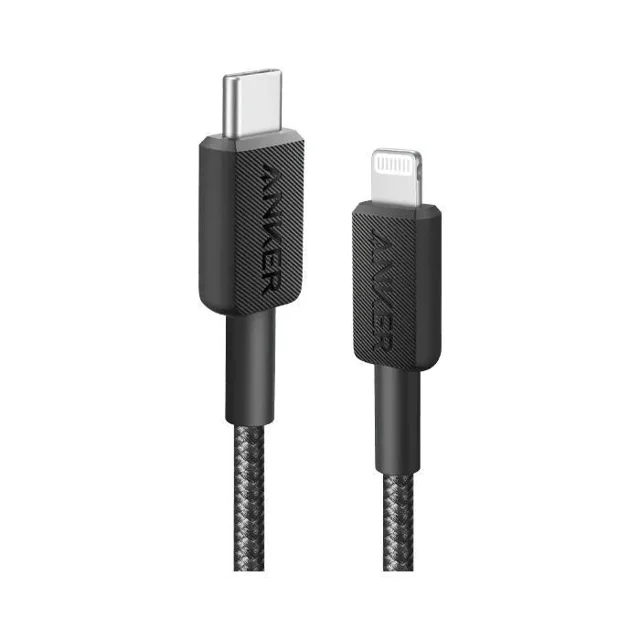 کابل تبدیل USB-C به لایتنینگ انکر مدل A81B5H11 طول 0.9 متر 102368296